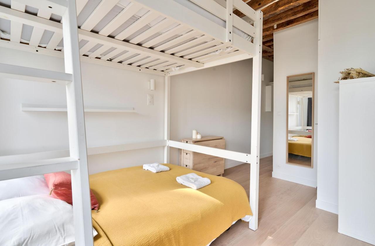 Stylish Mezzanine Studio In The Heart Of Paris 3F Extérieur photo
